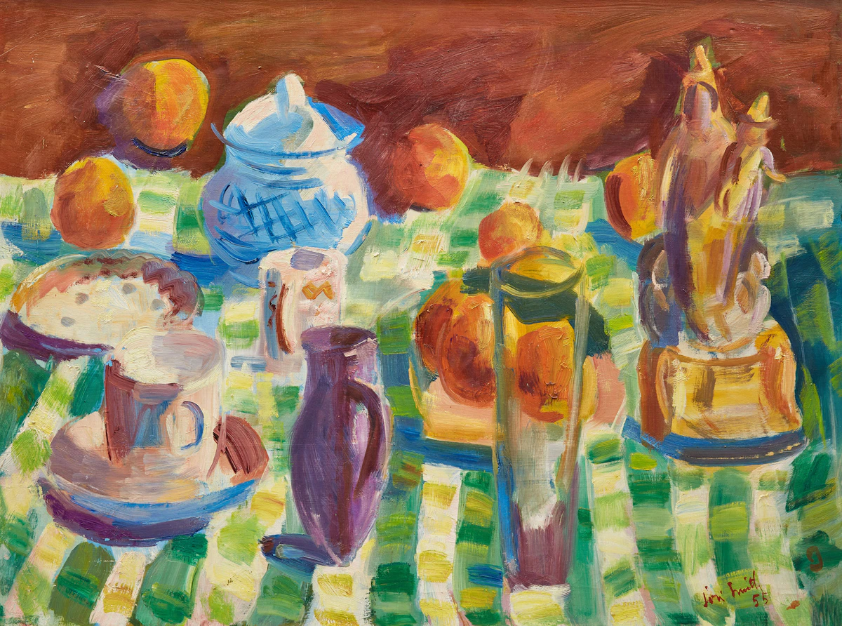 Marjorie (Jori) Smith, Nature morte, oil on canvas, 1955