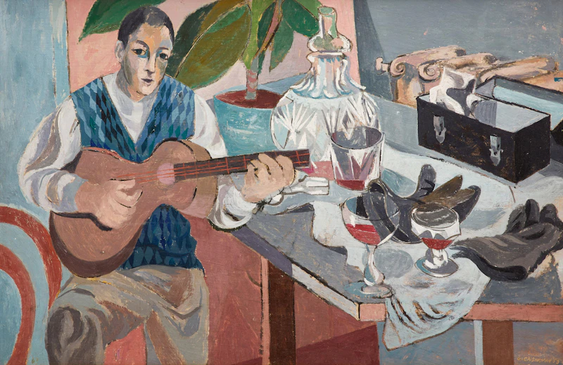 The Guitar Player by Ghitta Caiserman-Roth