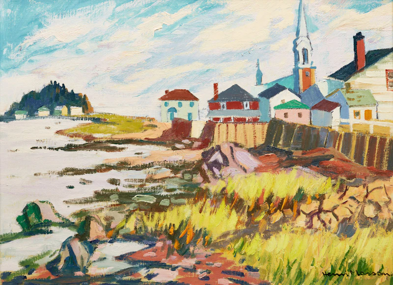 Kamouraska, Maree Basse by Henri Leopold Masson