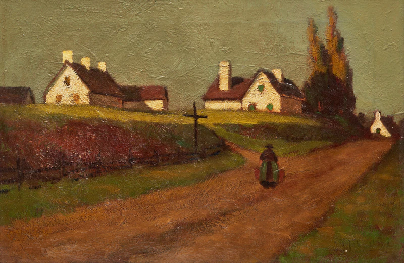 The Road, Saint-Joachim, Quebec by John Young Johnstone