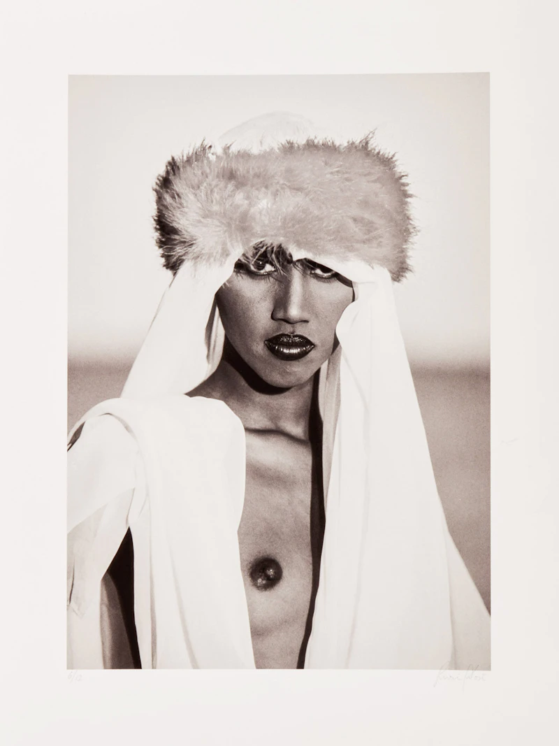 Yuri Dojc, Figure in a Fur Turban, archival digital print on Hahnemühle paper - view 2