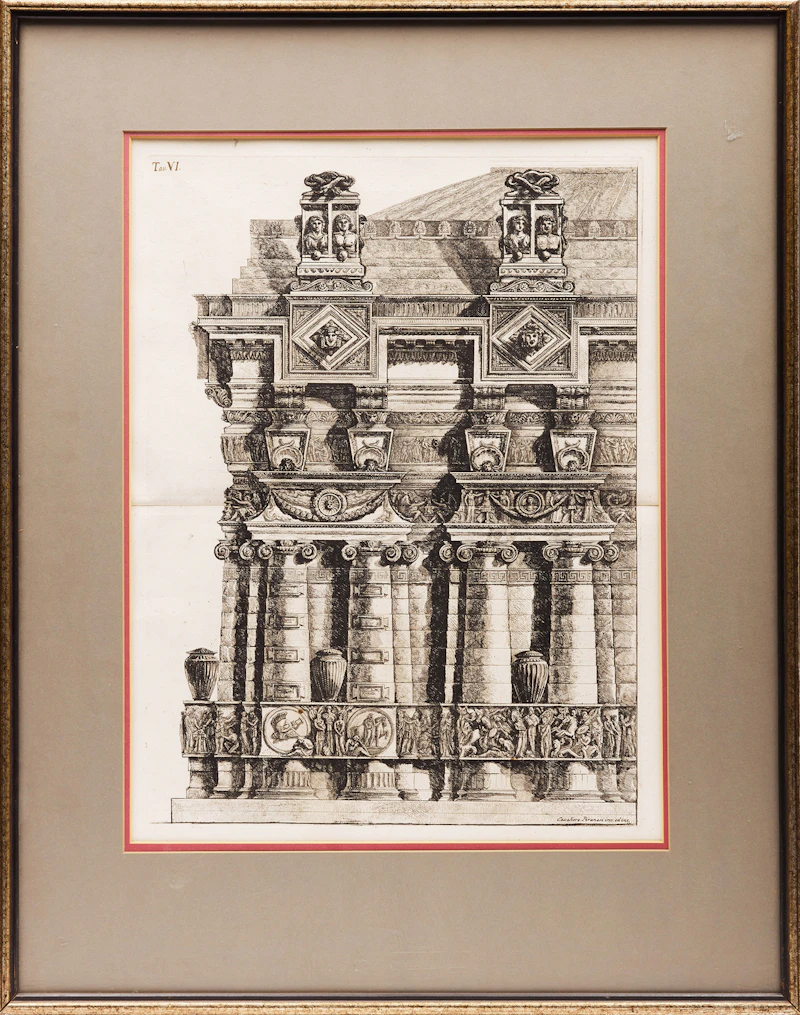 Giovanni Battista Piranesi, Scala di Palmi Romani; Parere su l’architettura; Della Magnificenza ed Architettura de’ Romana , three engravings - view 5