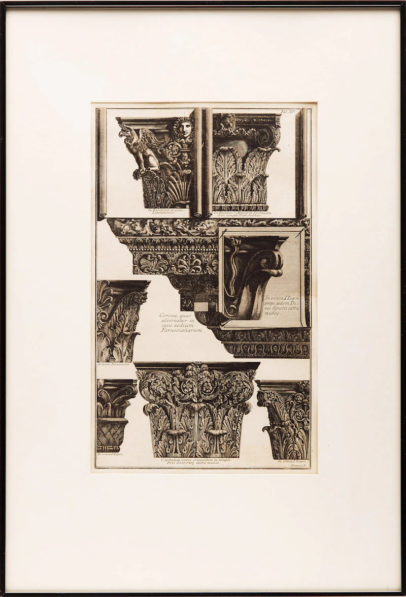 Giovanni Battista Piranesi, Scala di Palmi Romani; Parere su l’architettura; Della Magnificenza ed Architettura de’ Romana , three engravings - view 8