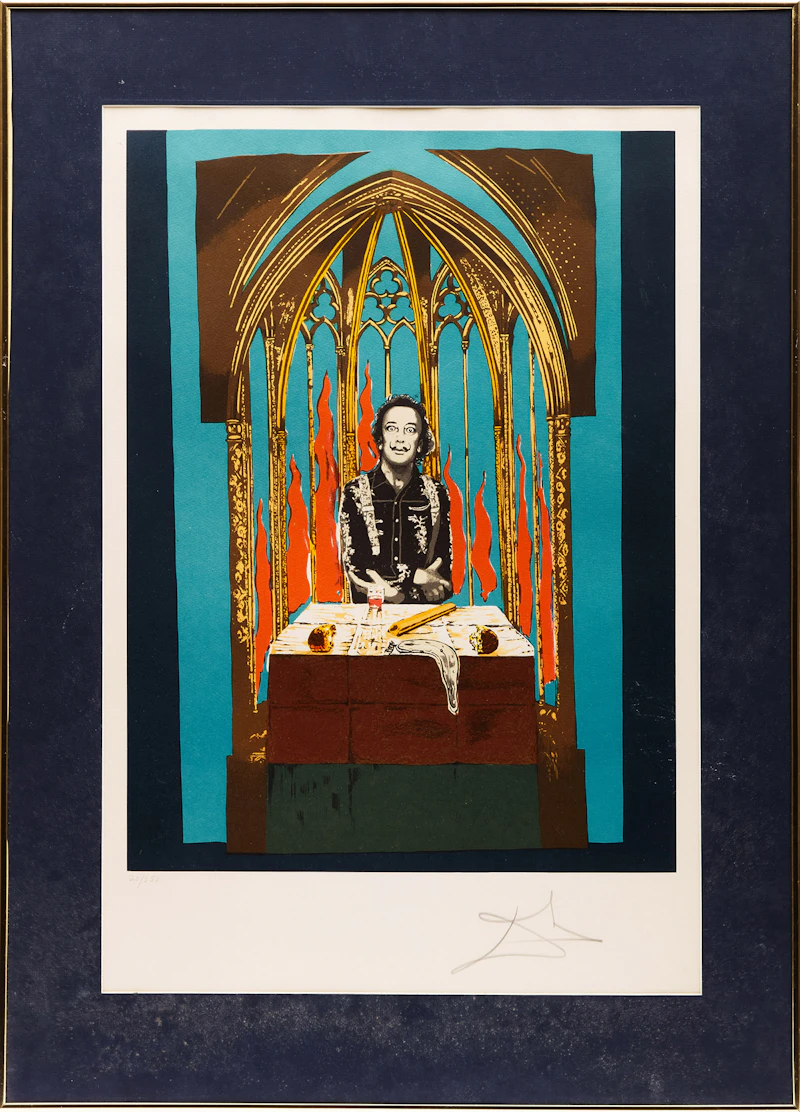 Salvador Dalí, Dalí’s Inferno (F.78-5), colour lithograph, 1978 - view 2