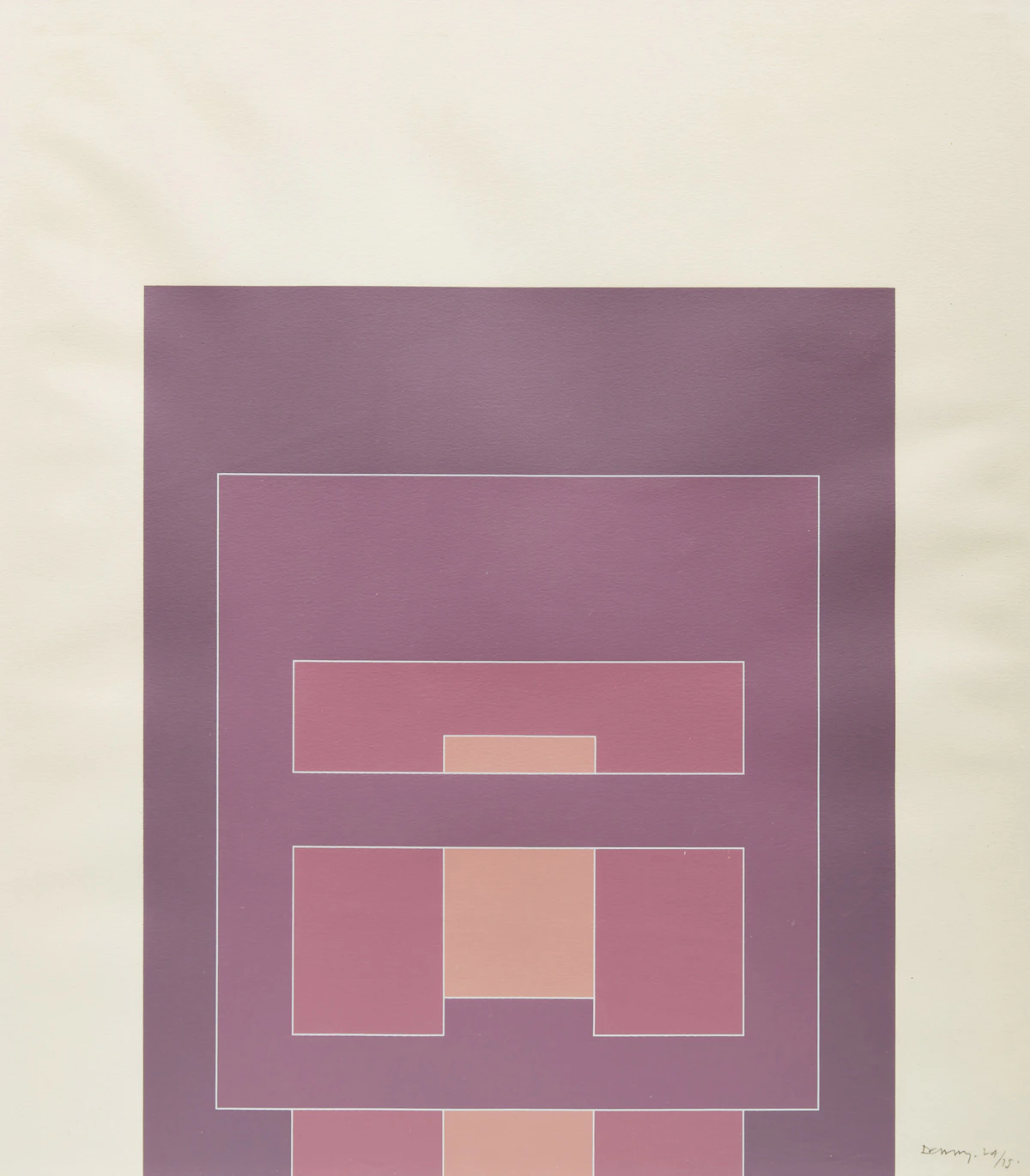 Robyn Denny, No. 1 (from the Waddington Suite), colour screenprint, 1968