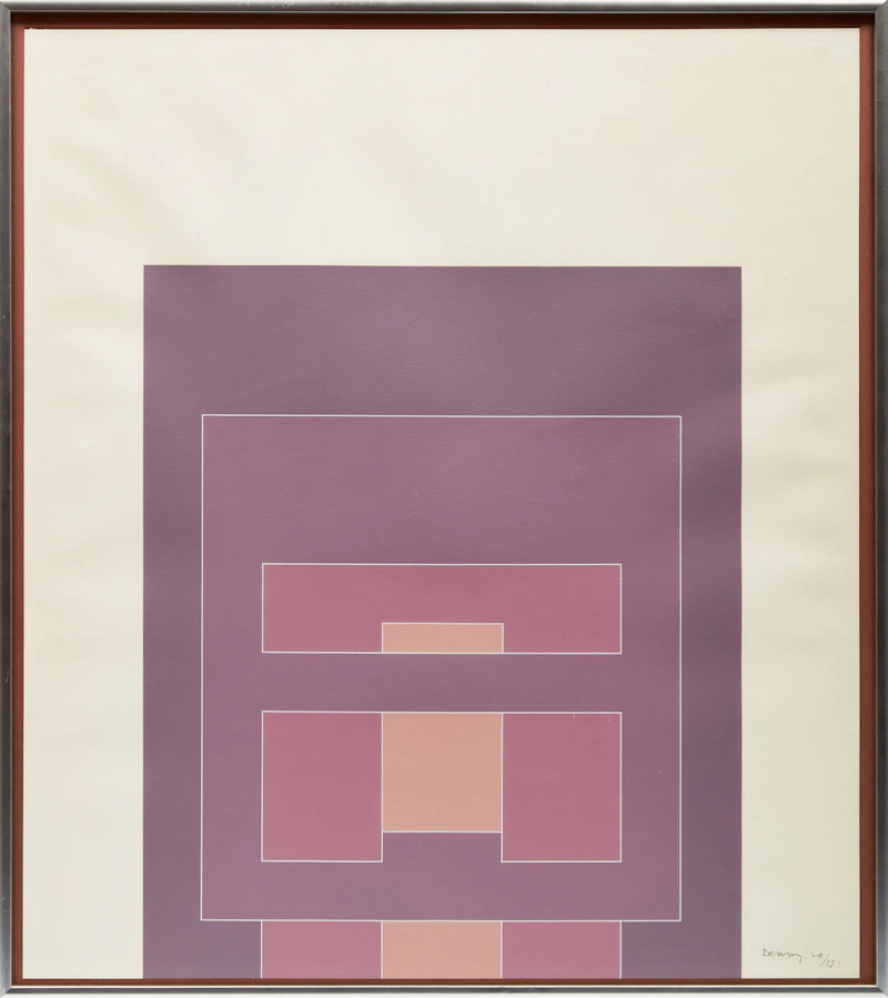 Robyn Denny, No. 1 (from the Waddington Suite), colour screenprint, 1968 - view 2