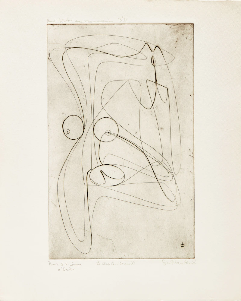 Stanley William Hayter, Le chas de l’aiguille, etching, 1946 - view 2