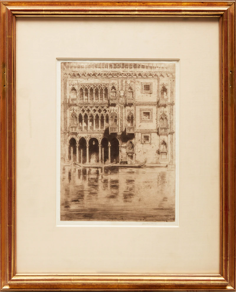 David Young Cameron, Ca d’Oro, etching and drypoint - view 2