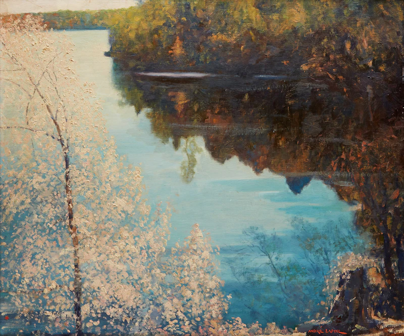 A Fairy Lake by Andréas Christian Gottfried Lapine