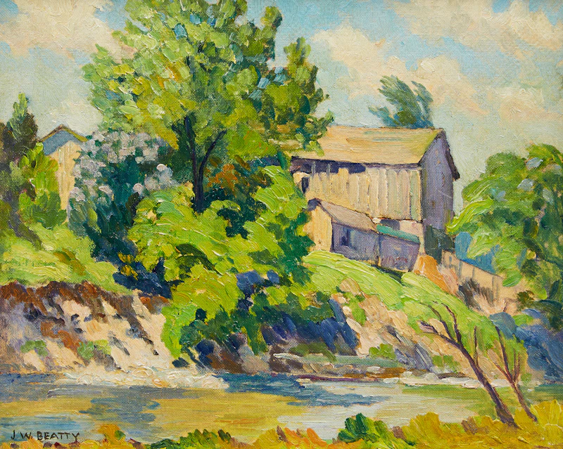 Barn by John William Beatty