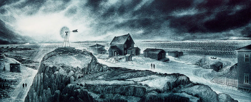 March: Glover's Place on Bragg's Island by David Lloyd Blackwood