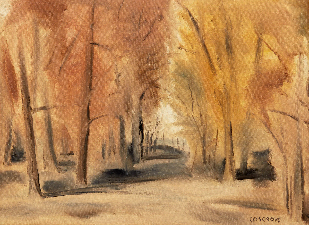 Stanley Morel Cosgrove, Forest Interior, oil on canvas
