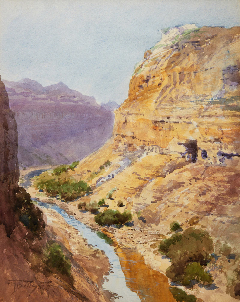 A View of the Rockies by Frederic Marlett Bell-Smith