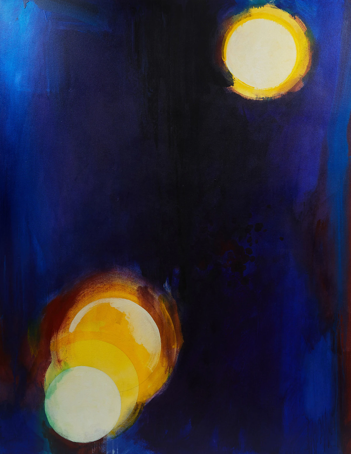 Pierre Blanchette, Nimbe Rosé (no. 498), acrylic on canvas, 1999