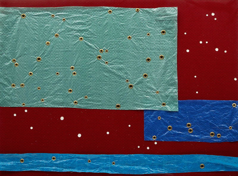 Maclean, The River, mixed media