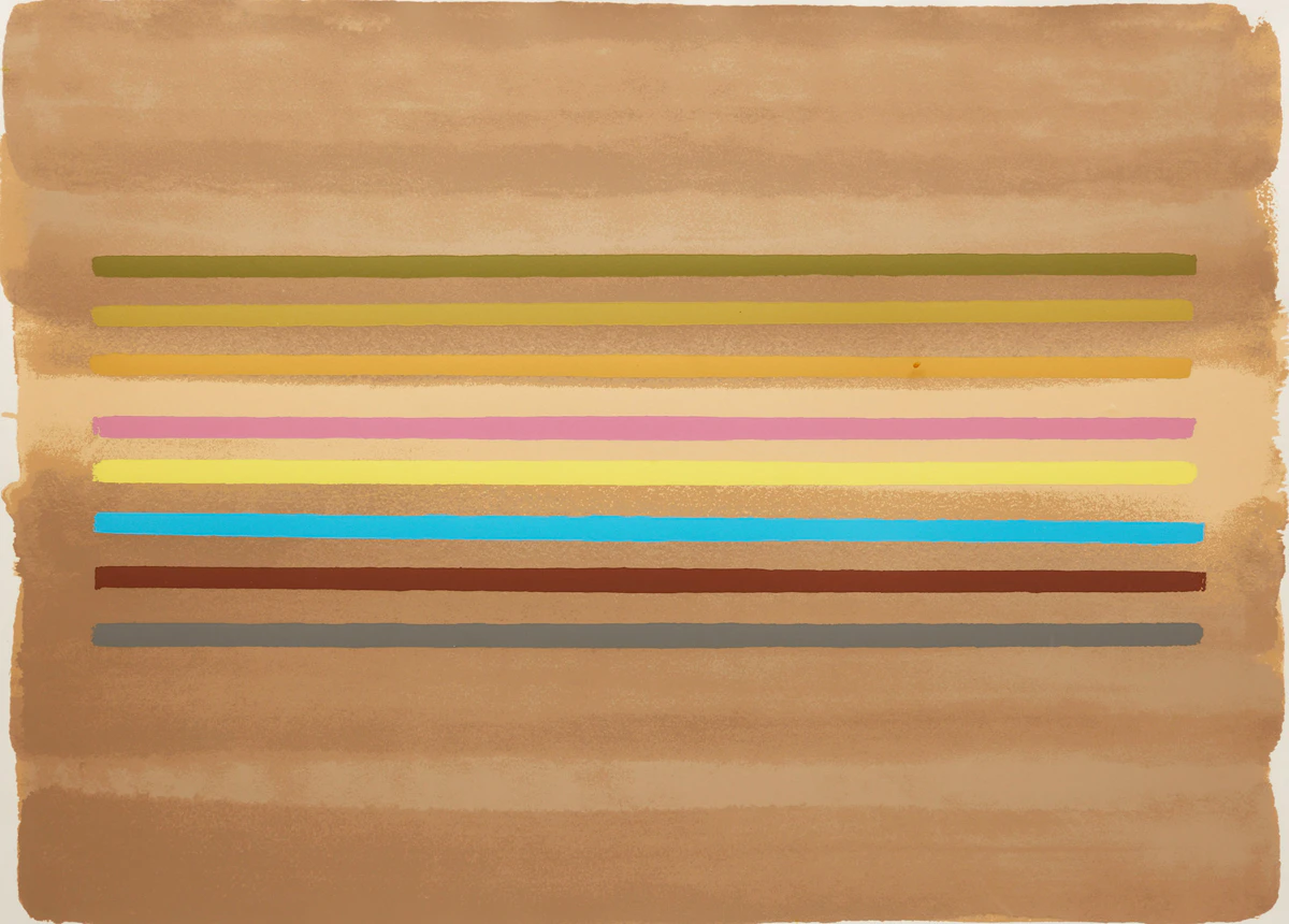 William Perehudoff, La Plonge #11, colour lithograph