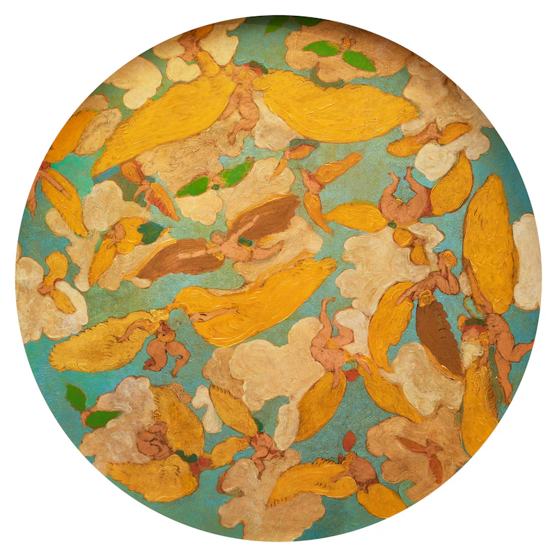 Untitled (Angels and Icarus) by Joyce Wieland