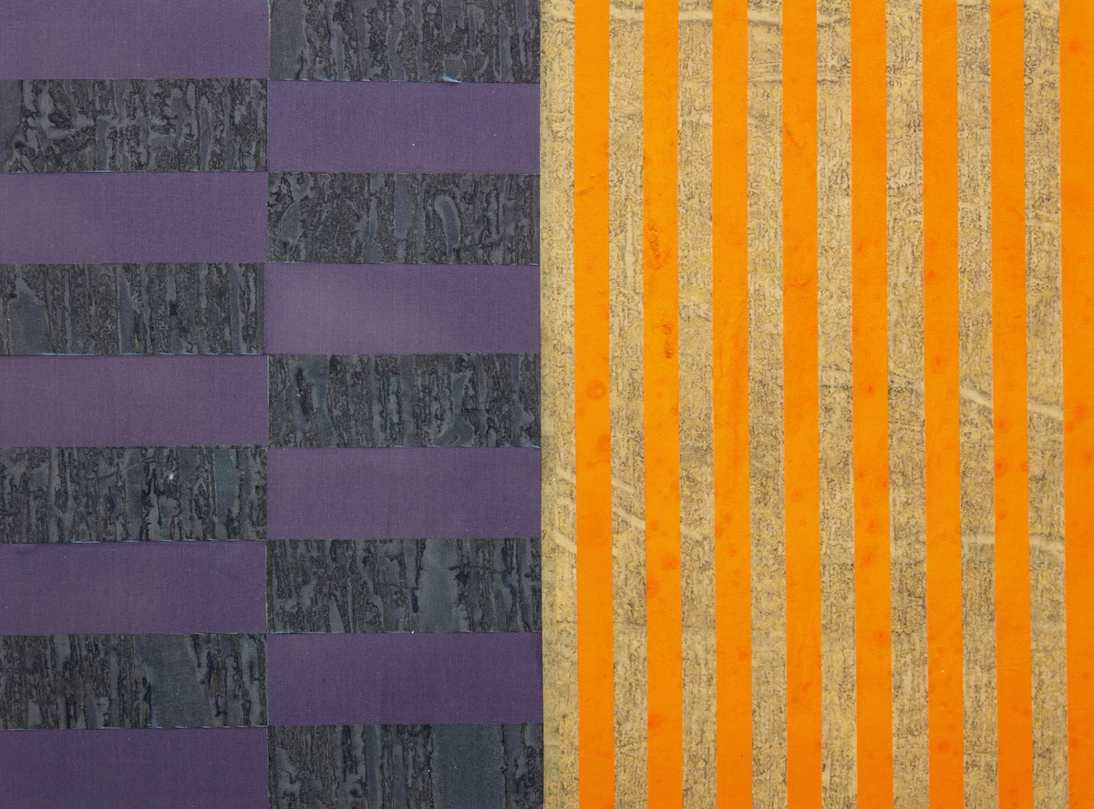 Paul  Kuhn, Silk 14 IX 04, acrylic on silk, 2004