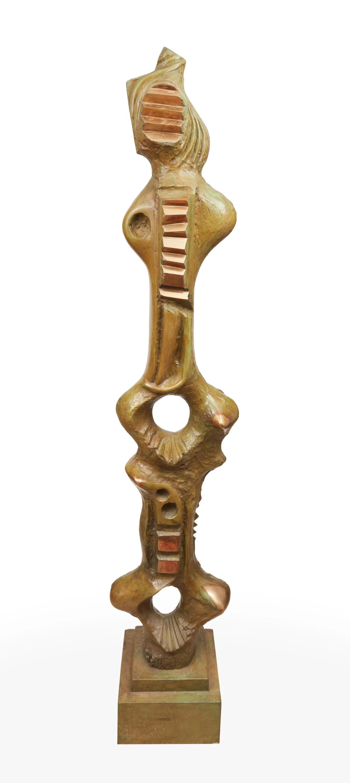Antonio Grediaga Kieff, Untitled Abstract Form, bronze