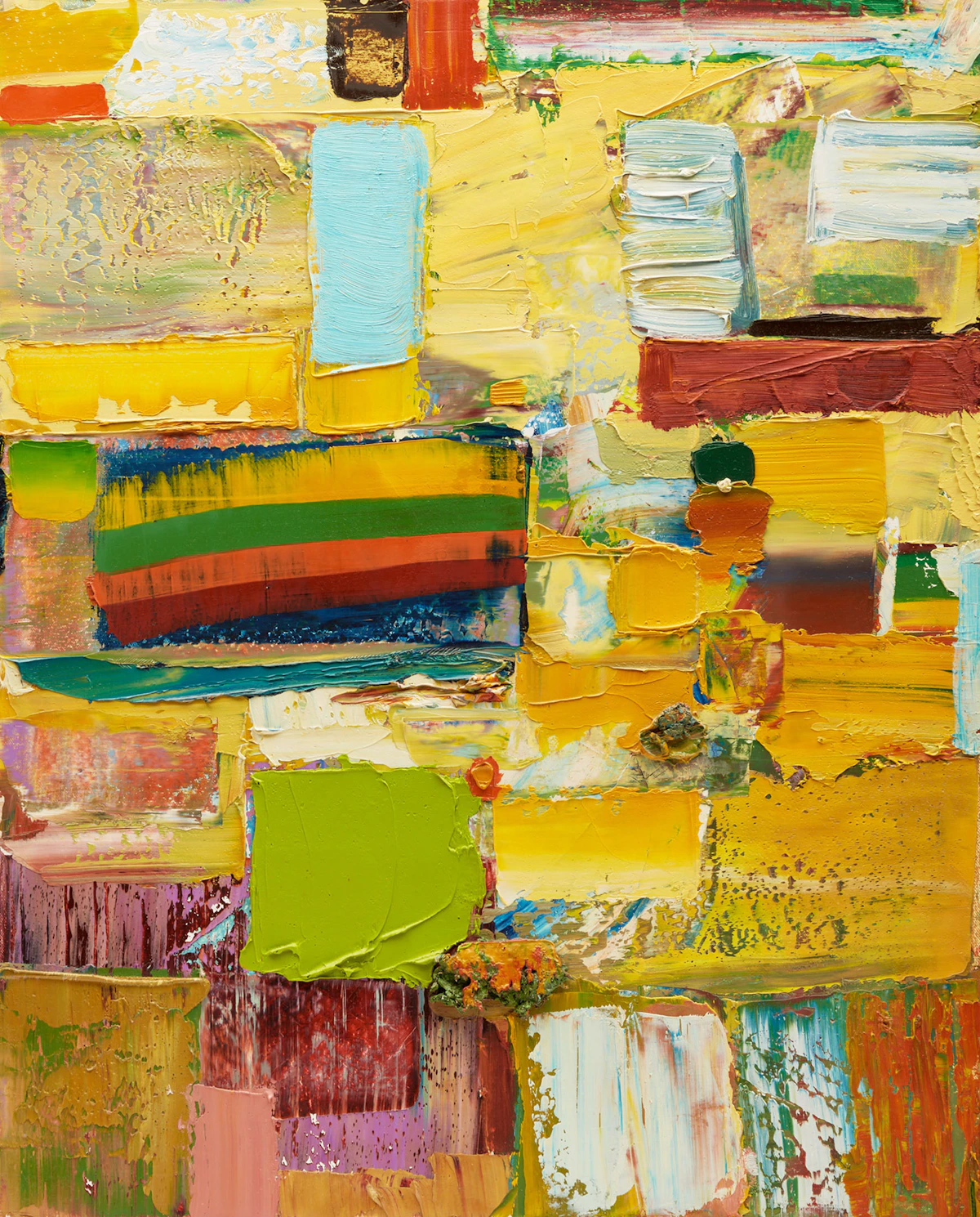 Michael Adamson, Know Your Rivers, oil on canvas, 2001