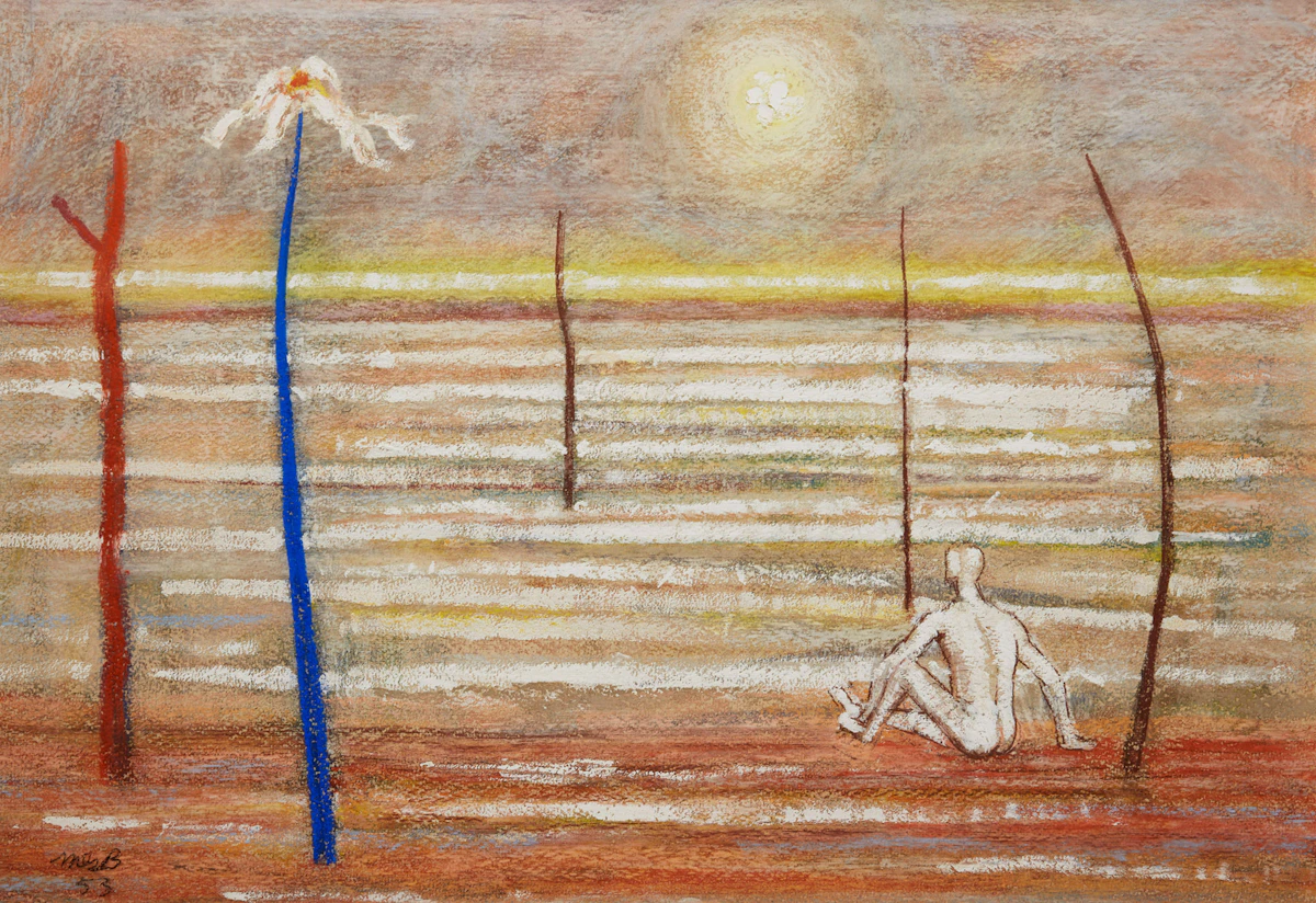 Miller Gore Brittain, Solitude , pastel and gouache, 1953