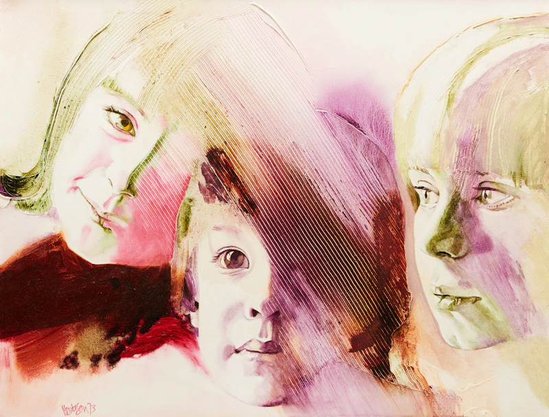 Three Children by Thomas Sherlock Hodgson