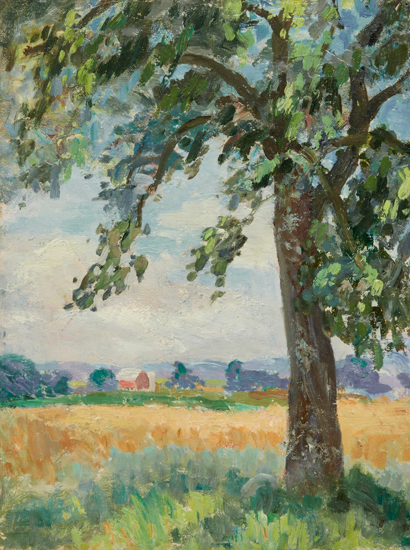 Aleen Elizabeth Aked, Four Studies of Trees, four oils