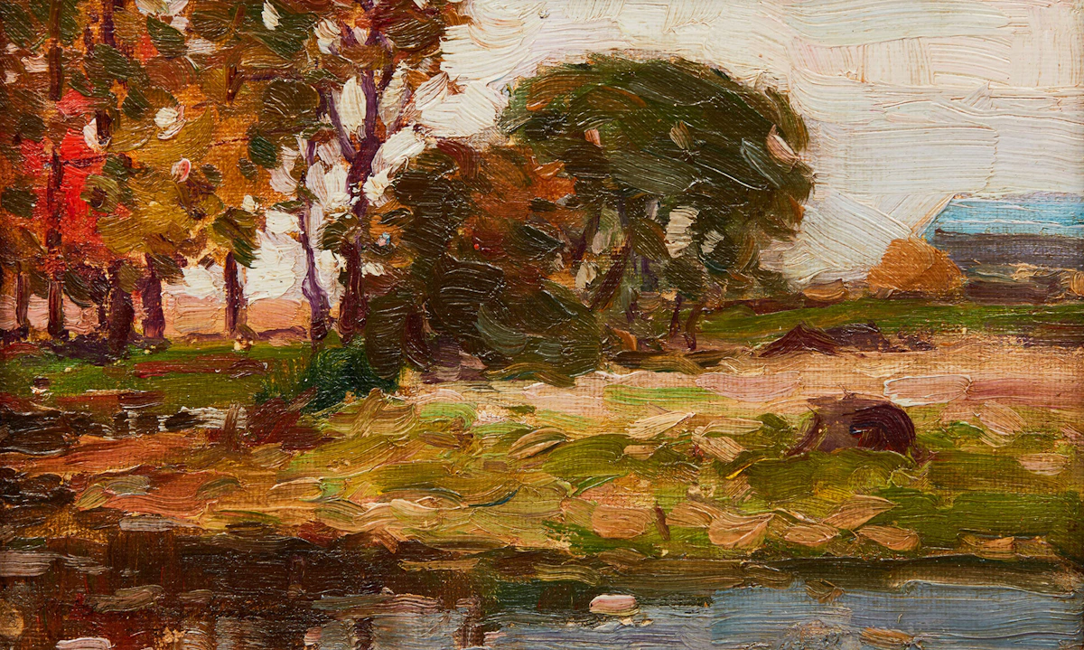 Farquhar McGillivray Strachan Knowles, Untitled Landscape, oil on board