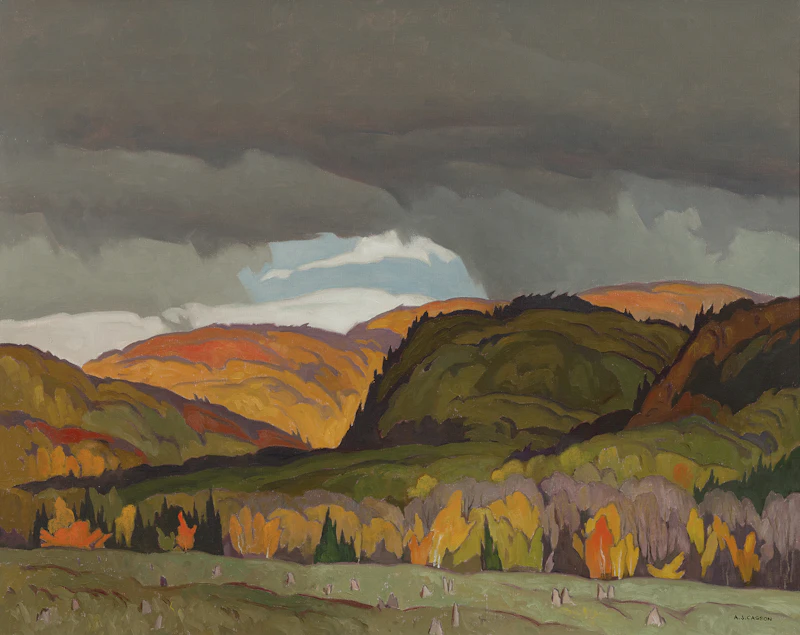 Alfred Joseph Casson, Rain Clouds, oil on canvas