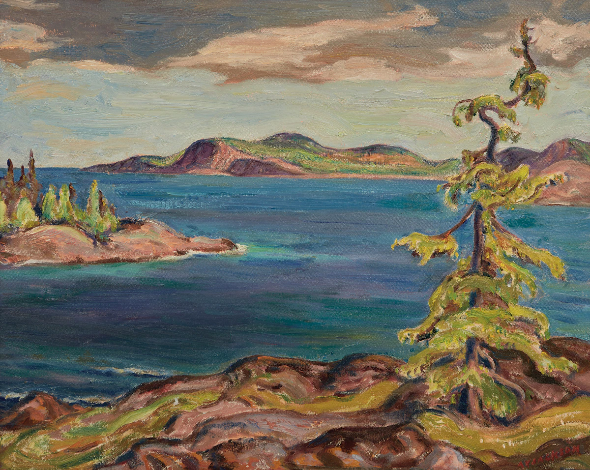 Alexander Young Jackson, Otter Head, Lake Superior, oil on canvas, 1960