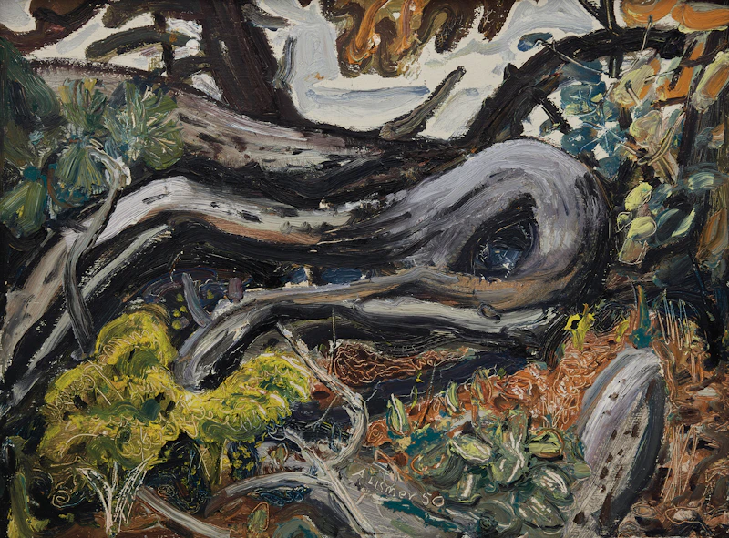 Arthur Lismer, Georgian Bay Landscape, oil on board