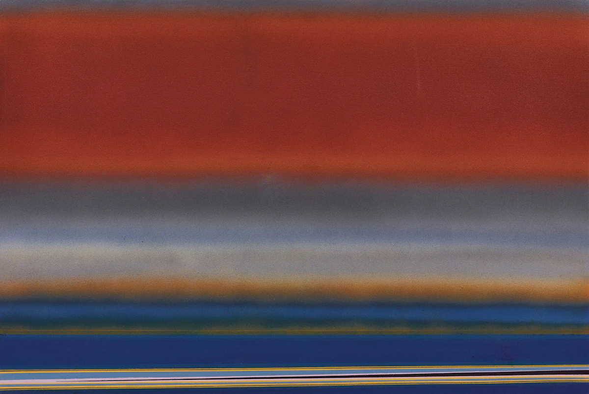 Rita Letendre, Winter Solstice, acrylic on canvas, 1980
