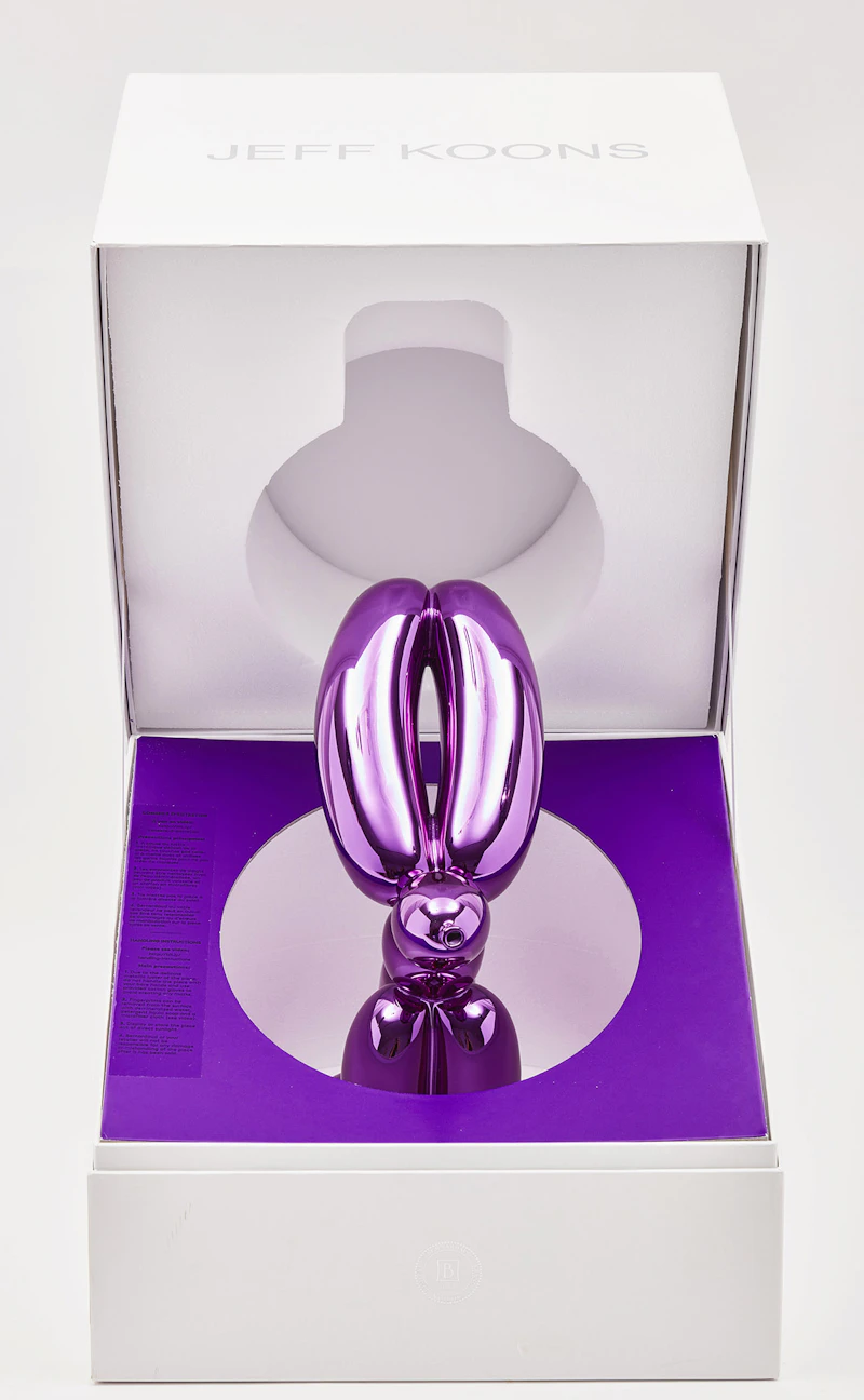 Balloon Rabbit (Violet) by Jeff Koons