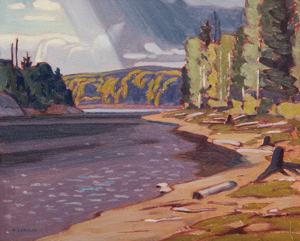 Alfred Joseph Casson, Passing Storm, oil on board, circa 1934