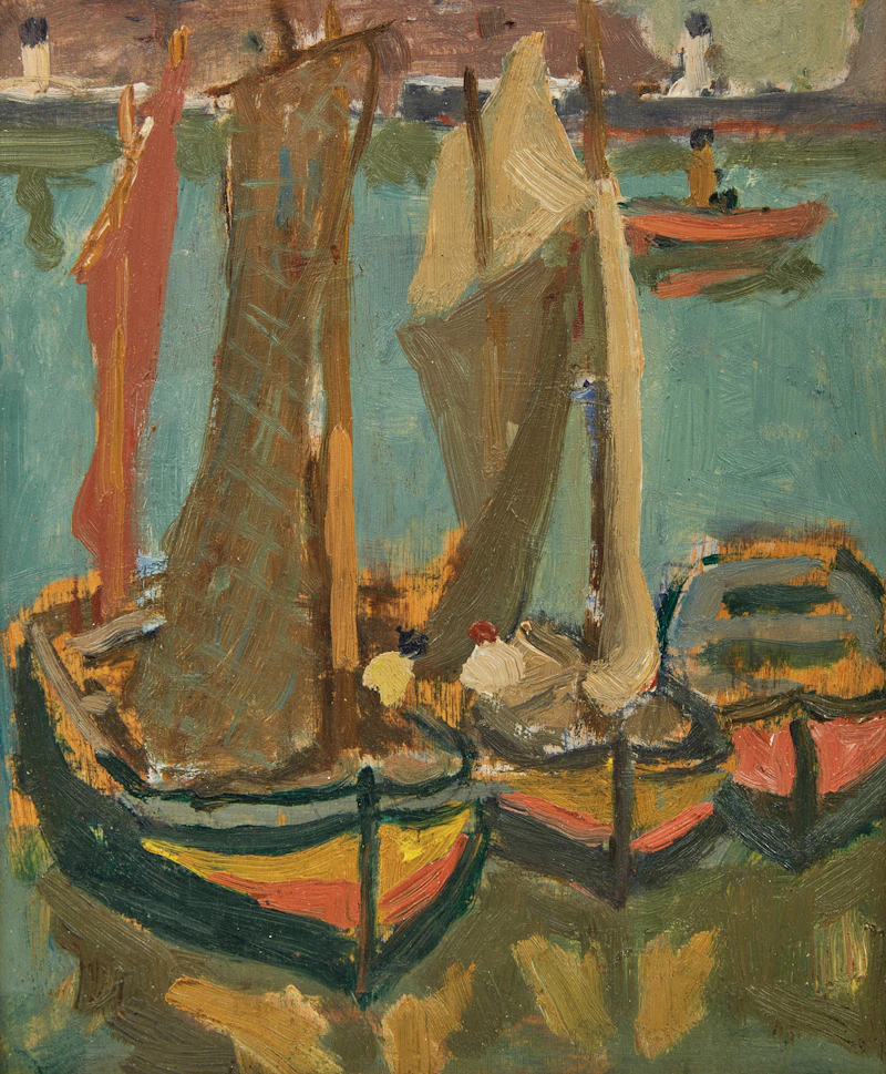 Boats in the Harbour by James Wilson Morrice