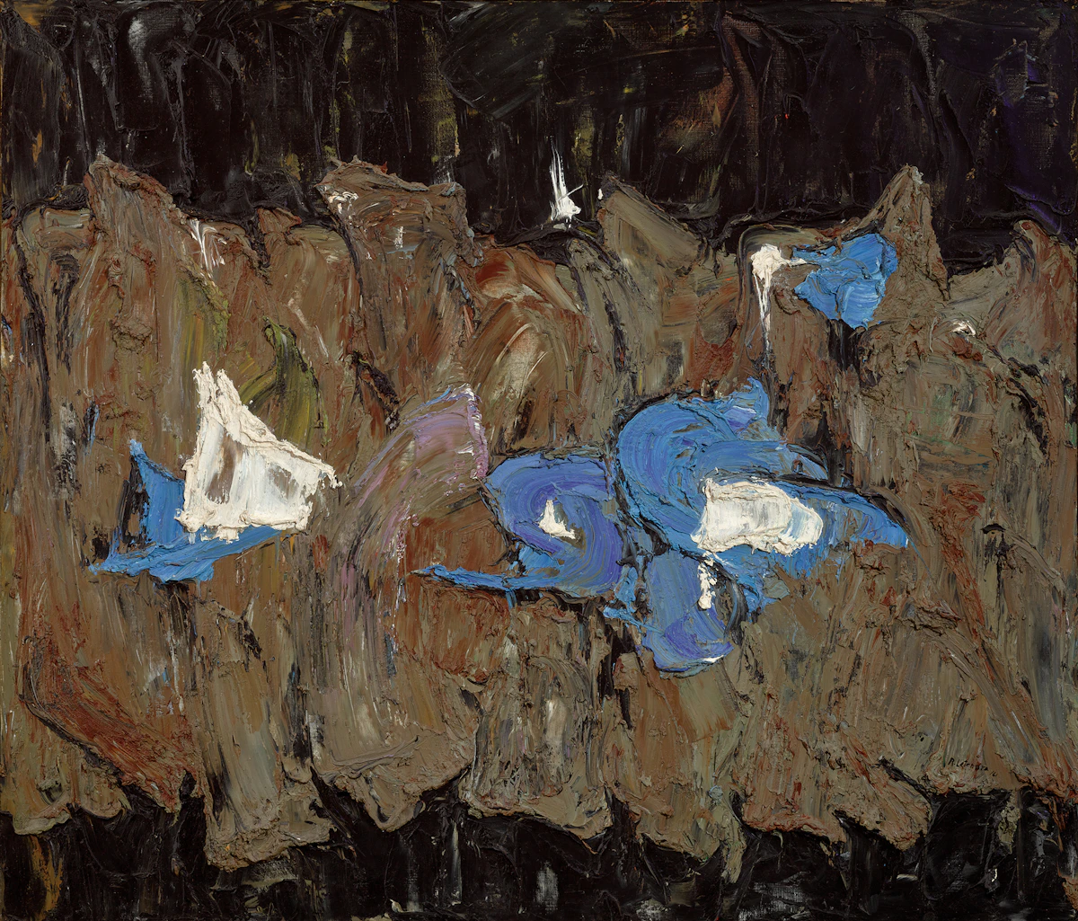 Rita Letendre, The Subterranean, oil on canvas, 1961