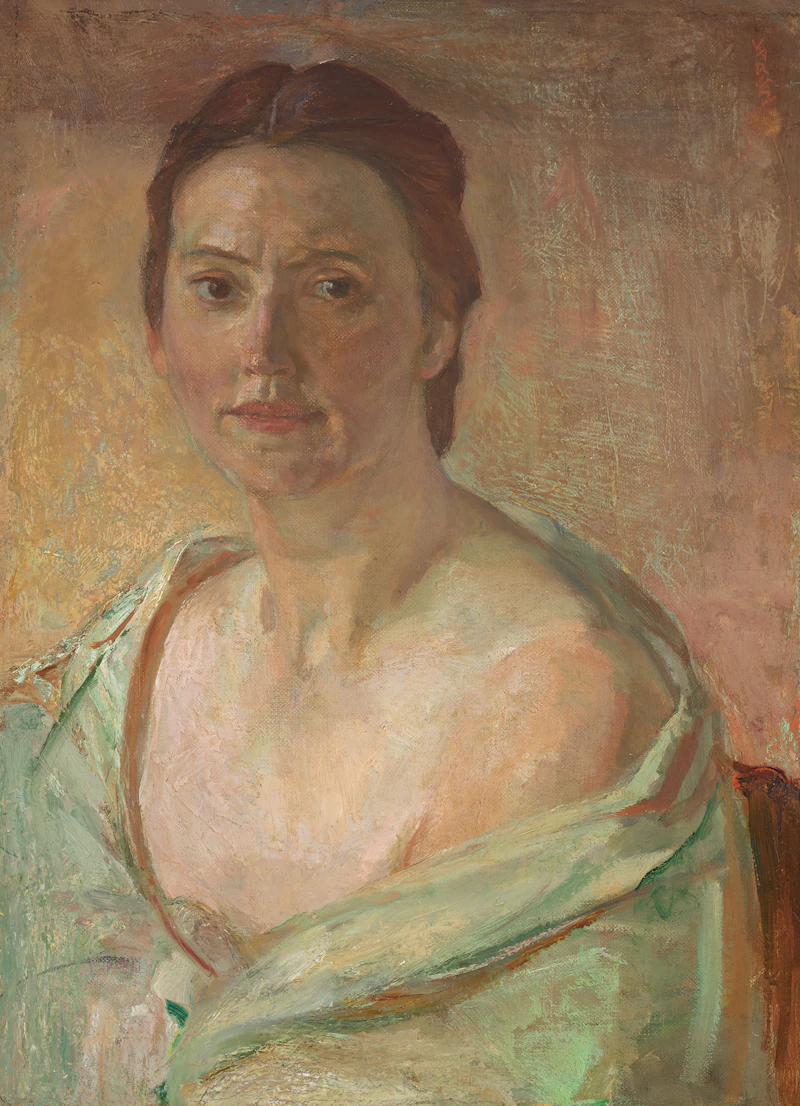 Frederick Horsman Varley, Jess (1950), oil on canvas