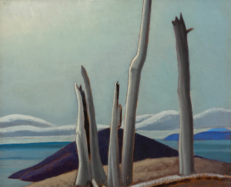 Lawren Stewart Harris, Lake Superior Sketch no. 3, oil on beaverboard