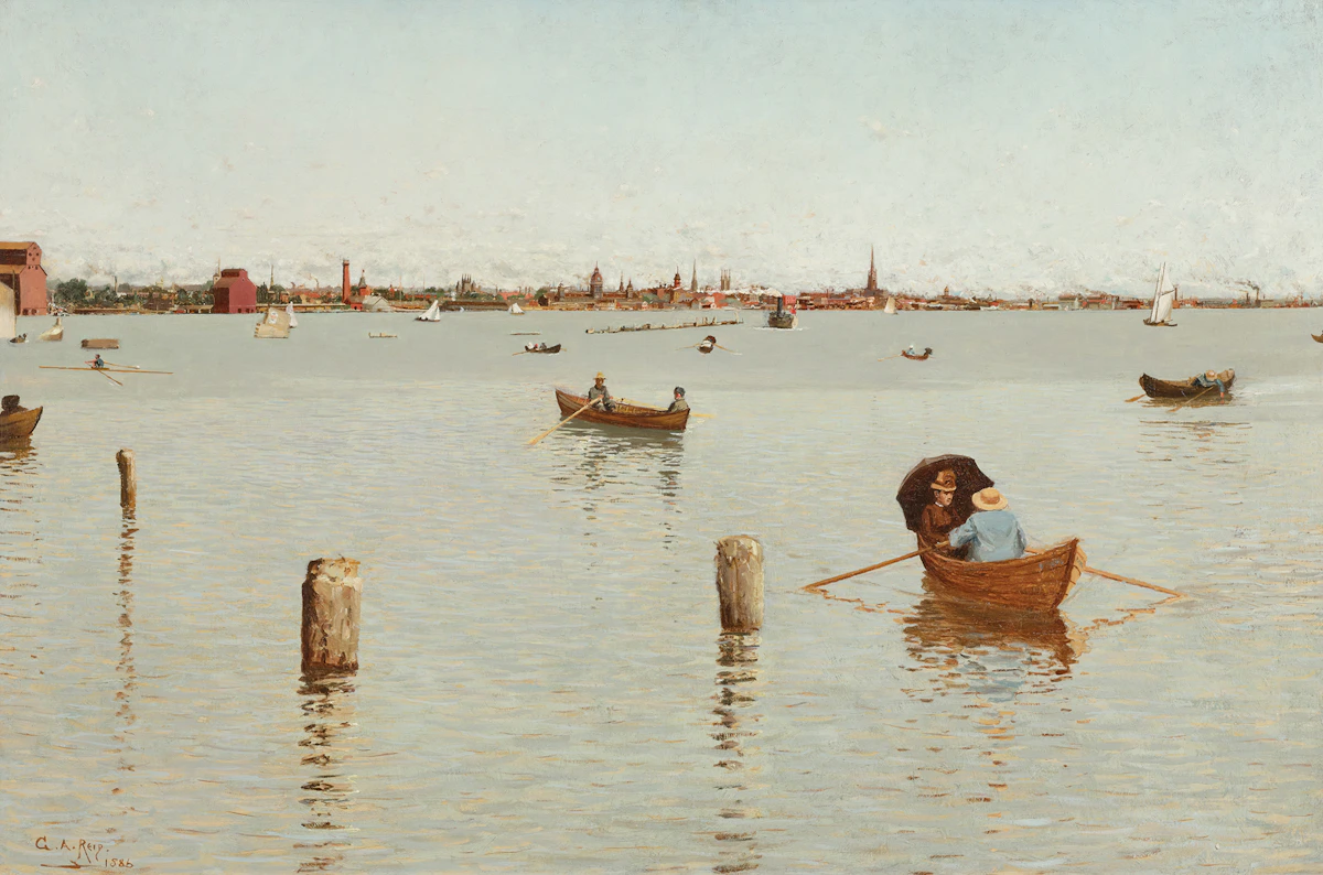 George Agnew Reid, Toronto Waterfront, 1886, oil on canvas