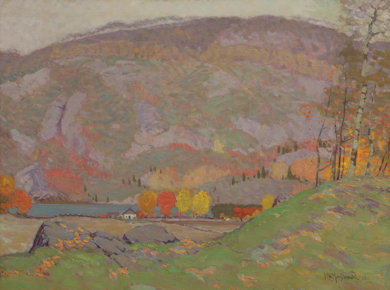 James Edward Hervey MacDonald, Laurentian Hillside, October 1914, oil on canvas