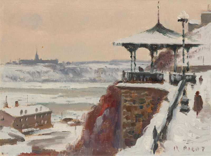 Dufferin Terrace, Winter by Robert Wakeham Pilot