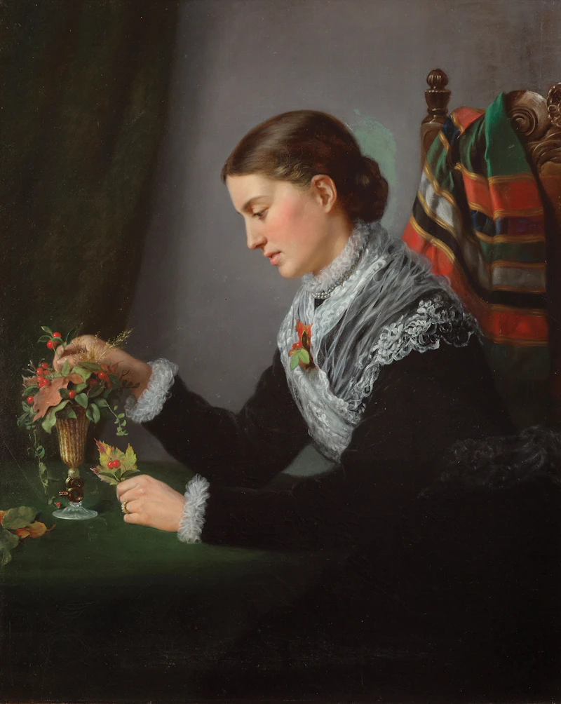 Charlotte Mount Brock Schreiber, Edith Quin (née Schreiber), circa 1880, oil on canvas