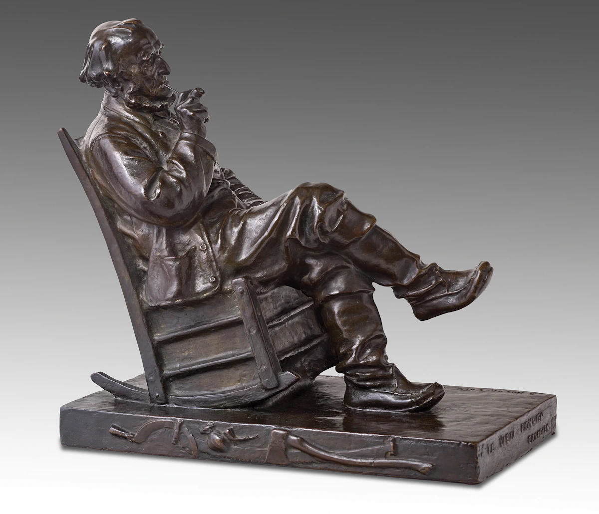 Marc-Aurèle de Foy Suzor-Coté, Le vieux pionnier canadien, bronze, 1914