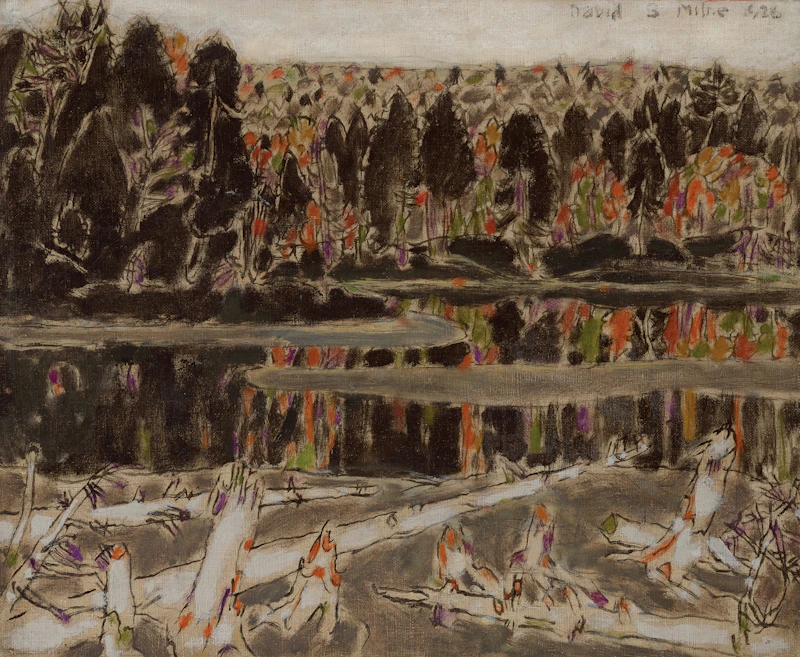 Outlet of the Pond, Late Afternoon, 1926 by David Brown Milne
