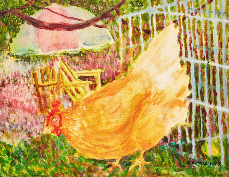 Stray Chicken No. 3 by Barbara E. Mercer