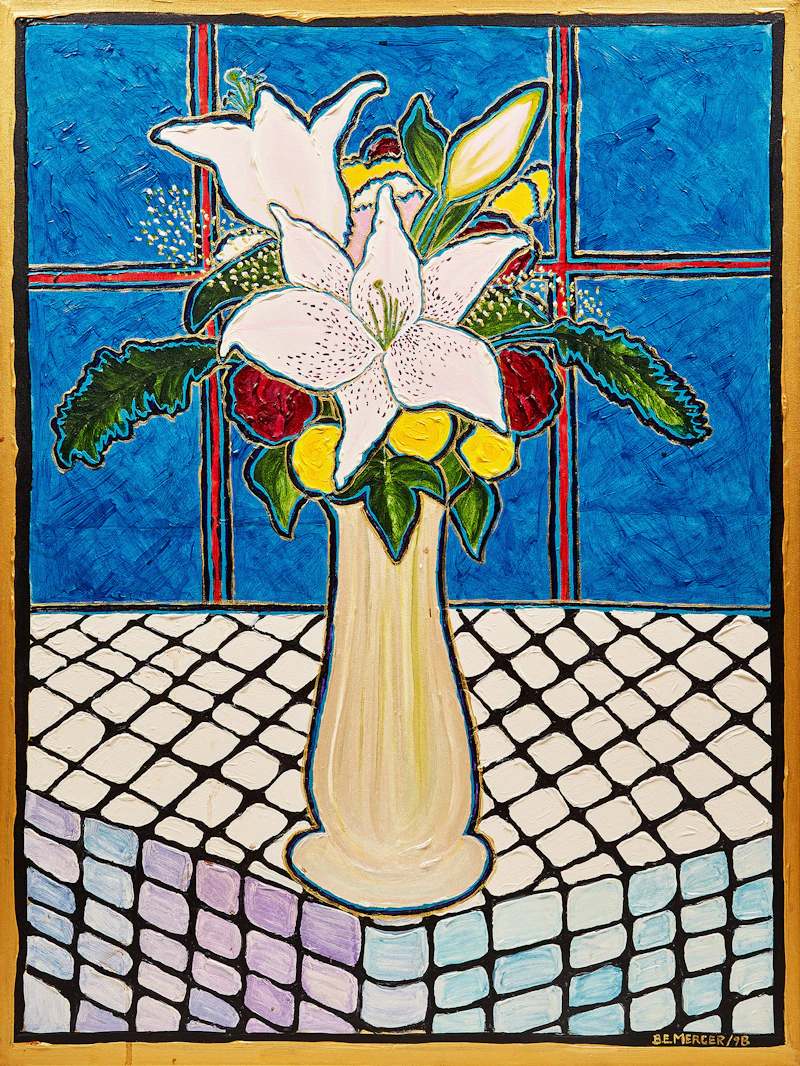Barbara E. Mercer, Anonymous Valentine, acrylic on canvas