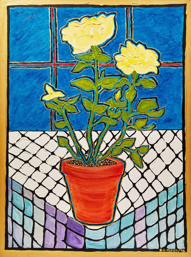 Barbara E. Mercer, King’s Ransome, acrylic on canvas