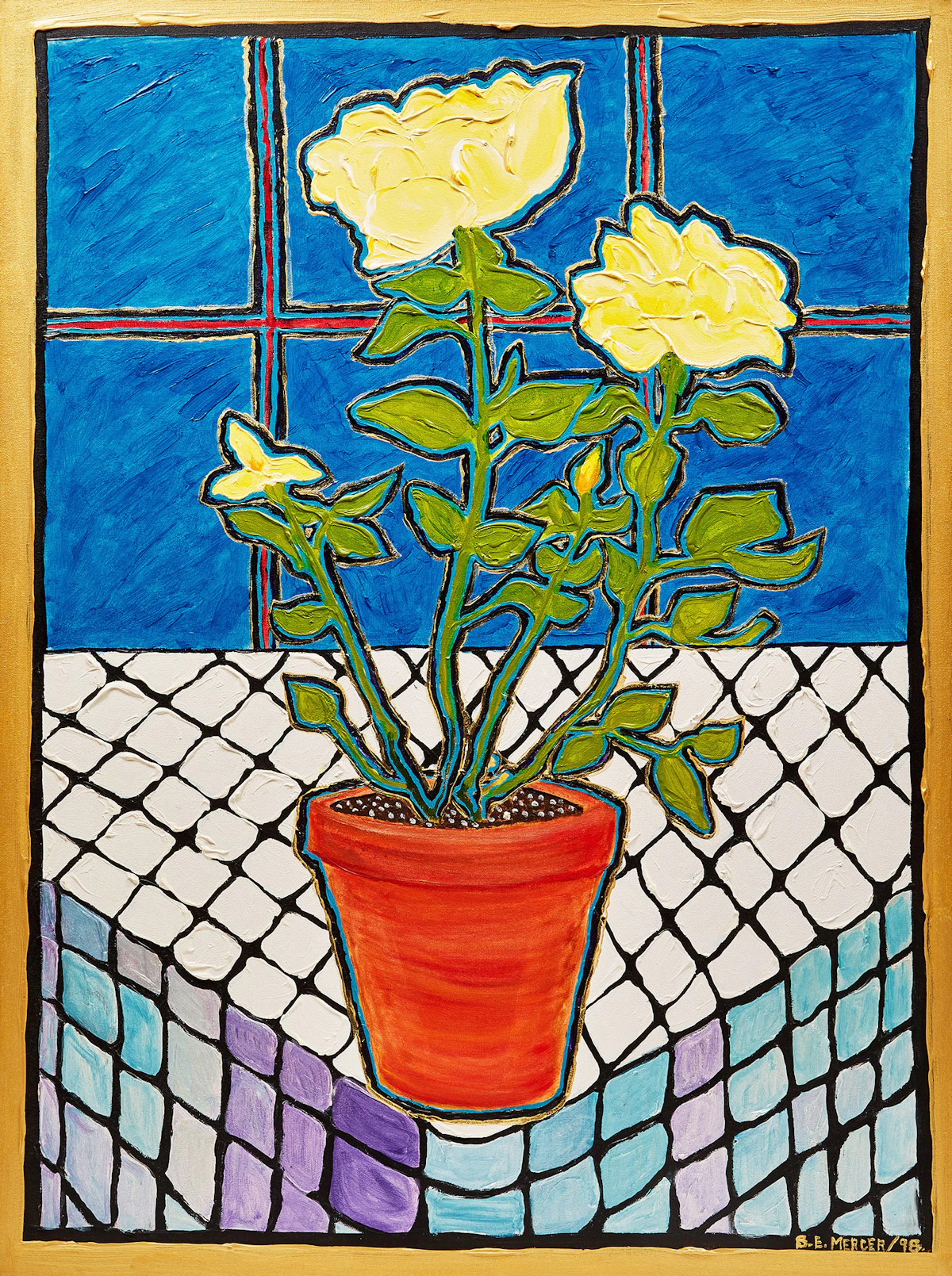 Barbara E. Mercer, King’s Ransome, acrylic on canvas, 1998