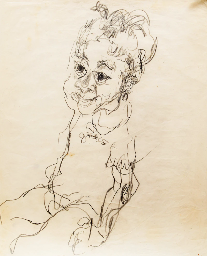 Jason Monet, Pablo; Roger, two works on paper