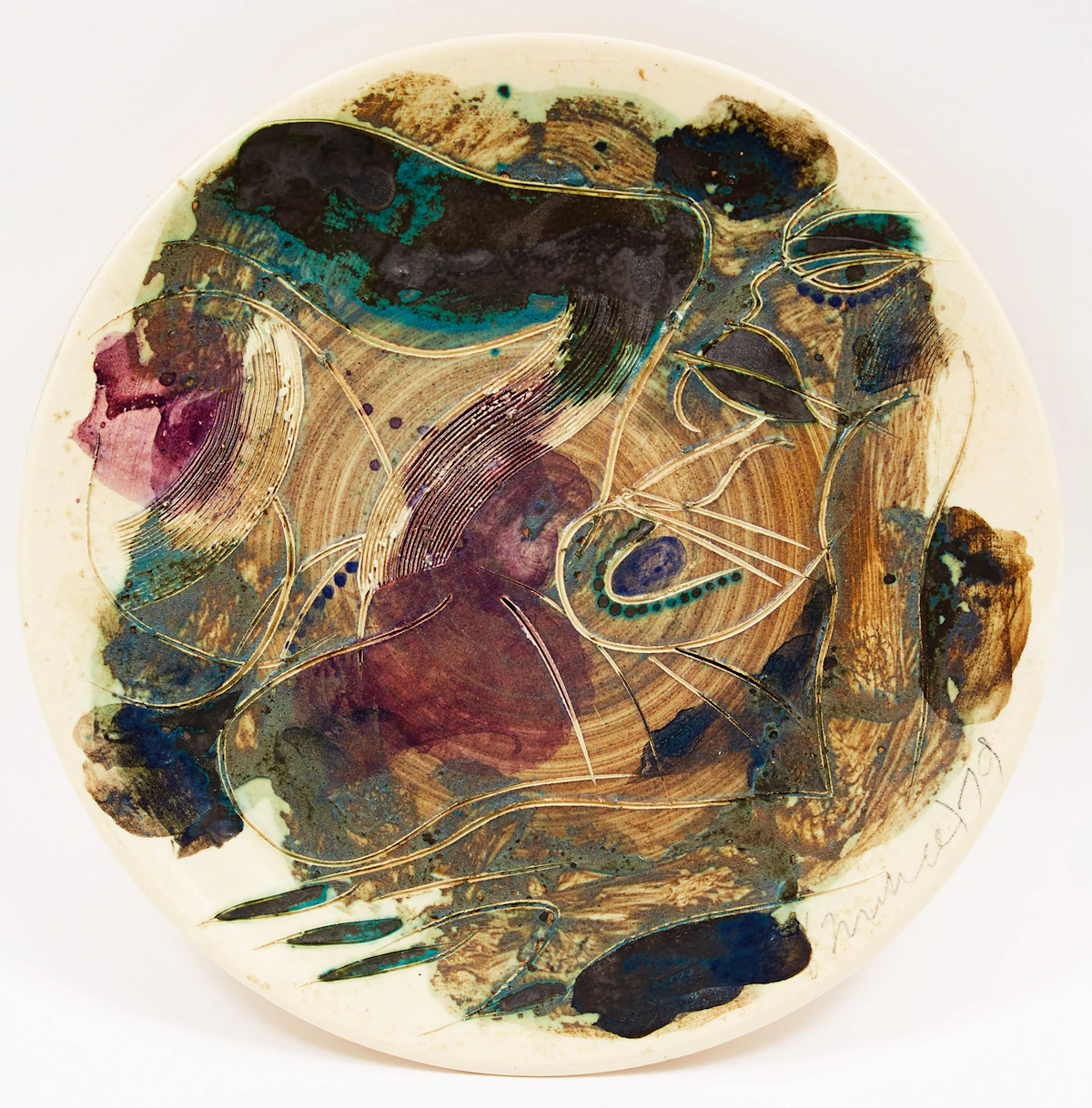 Robert Markle, Ceramic Figure Study #7, painted ceramic, 1979